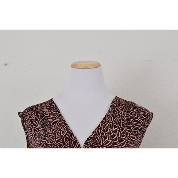 Vintage 90s Pullover Wrap Abstract Blouse | size Medium - Picture 10 of 10